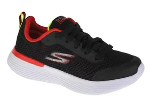 Skechers Go Run 400 V2 Omega 405100L-BKRD, Dla chłopca, Czarne, buty sneakers, tkanina, rozmiar: 27