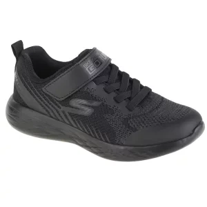 Skechers Go Run 600 - Baxtux 97858L-BBK, Dla chłopca, Czarne, buty sneakers, tkanina, rozmiar: 28