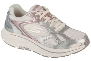 Skechers Go Run Consistent 2.0 - Volt 128633-OFWT, Damskie, Białe, buty do biegania, przewiewna siateczka, rozmiar: 36