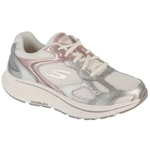 Skechers Go Run Consistent 2.0 - Volt 128633-OFWT, Damskie, Białe, buty do biegania, przewiewna siateczka, rozmiar: 36