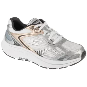 Skechers Go Run Consistent 2.0 - Volt 128633-WSBK, Damskie, Białe, buty do biegania, przewiewna siateczka, rozmiar: 36