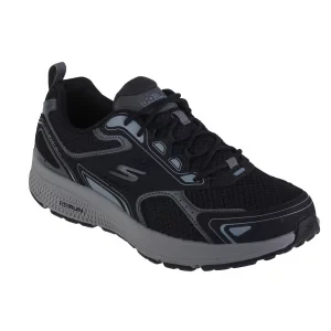 Skechers Go Run Consistent 220034-BKGY, Męskie, Czarne, buty do biegania, tkanina, rozmiar: 41