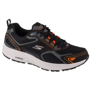 Skechers Go Run Consistent 220034-BKOR, Męskie, Czarne, buty do biegania, tkanina, rozmiar: 42,5