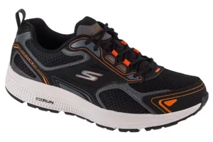 Skechers Go Run Consistent 220034-BKOR, Męskie, Czarne, buty do biegania, tkanina, rozmiar: 42,5