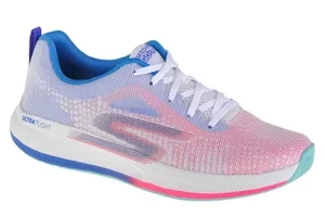 Skechers Go Run Pulse - Get Moving 128105-WMLT, Damskie, Białe, buty do biegania, tkanina, rozmiar: 35