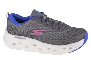 Skechers Go Run Swirl Tech 128791-GRY, Damskie, Szare, buty do biegania, tkanina, rozmiar: 37,5