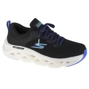 Skechers Go Run Swirl Tech-Dash Charge 128793-BLK, Damskie, Czarne, buty do biegania, tkanina, rozmiar: 35,5