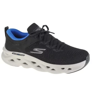 Skechers Go Run Swirl Tech-Dash Charge 220302-BKBL, Męskie, Czarne, buty do biegania, tkanina, rozmiar: 43
