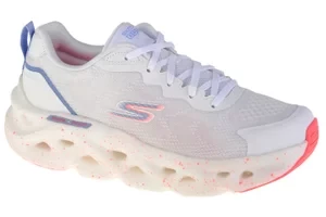 Skechers Go Run Swirl Tech-Outbreak 128794-WBLP, Damskie, Białe, buty do biegania, tkanina, rozmiar: 35,5