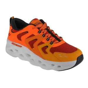 Skechers GO Run Swirl Tech-Surge 220301-ORG, Męskie, Pomarańczowe, buty sneakers, tkanina, rozmiar: 41