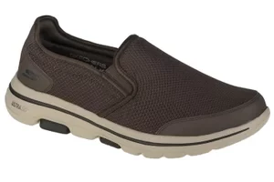 Skechers Go Walk 5 Delco 216013-KHK, Męskie, Zielone, buty sneakers, przewiewna siateczka, rozmiar: 39,5