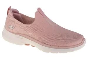 Skechers Go Walk 6 124502-LTPK, Damskie, Różowe, buty sneakers, tkanina, rozmiar: 41