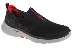 Skechers Go Walk 6 216202-BKRD, Męskie, Czarne, buty sneakers, tkanina, rozmiar: 40