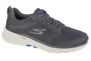 Skechers Go Walk 6 Avalo 216209-CHAR, Męskie, Szare, buty sneakers, tkanina, rozmiar: 41