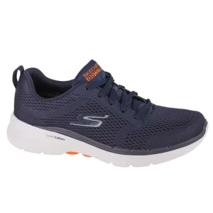 Skechers Go Walk 6 Avalo 216209-NVY, Męskie, Granatowe, buty sneakers, tkanina, rozmiar: 41