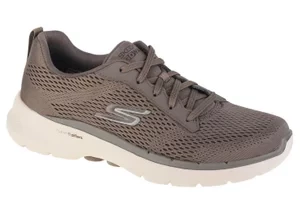 Skechers Go Walk 6 Avalo 216209-TPE, Męskie, Brązowe, buty sneakers, tkanina, rozmiar: 41