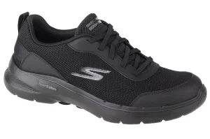 Skechers Go Walk 6 - Bold Knight 216204-BBK, Męskie, Czarne, buty sneakers, tkanina, rozmiar: 42