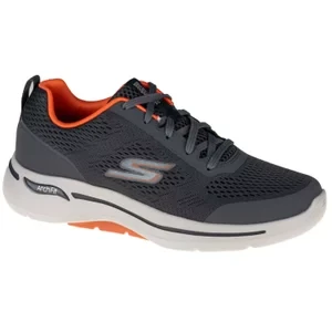 Skechers Go Walk Arch Fit 216116-CCOR, Męskie, Szare, buty sneakers, przewiewna siateczka, rozmiar: 41