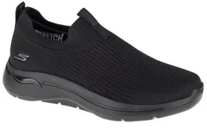 Skechers Go Walk Arch Fit 216118-BBK, Męskie, Czarne, buty sneakers, przewiewna siateczka, rozmiar: 41