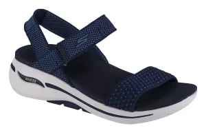 Skechers Go Walk Arch Fit Sandal - Polished 140264-NVY, Damskie, Granatowe, sandały, tkanina, rozmiar: 40