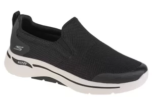 Skechers Go Walk Arch Fit-Togpath 216121-BLK, Męskie, Czarne, buty sneakers, przewiewna siateczka, rozmiar: 41