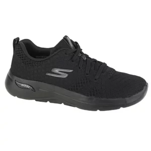 Skechers Go Walk Arch Fit Unify 124403-BBK, Damskie, Czarne, buty sneakers, tkanina, rozmiar: 35,5