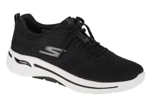 Skechers Go Walk Arch Fit Unify 124403-BKW, Damskie, Czarne, buty sneakers, tkanina, rozmiar: 35