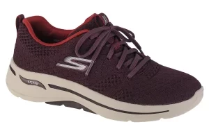 Skechers Go Walk Arch Fit Unify 124403-BURG, Damskie, Bordowe, buty sneakers, tkanina, rozmiar: 41