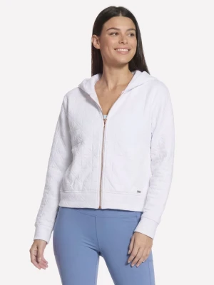 Skechers GO WALK Cozy Fit Diamond Kurtka - Bialy