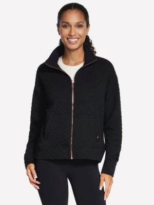 Skechers GO WALK Diamond Kurtka - Cozy Fit - Czarny
