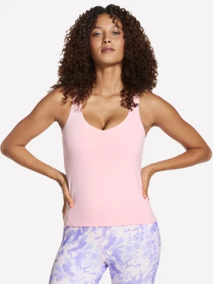 Skechers GO WALK Evolution Tank - Bialy/Rozowy