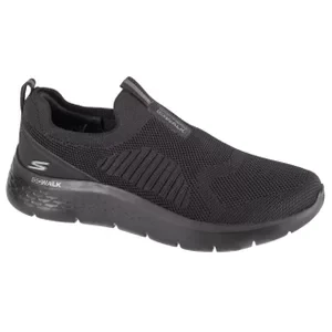 Skechers Go Walk Flex - Peerless 216506-BBK, Męskie, Czarne, buty sneakers, tkanina, rozmiar: 44