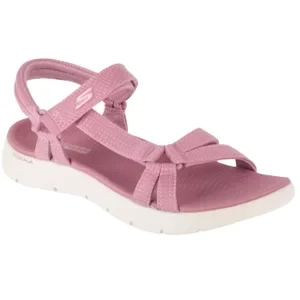 Skechers Go Walk Flex Sandal - Sublime 141451-MVE, Damskie, Różowe, sandały, tkanina, rozmiar: 36