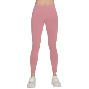 Skechers Go Walk High Waisted Legging W03LG30B-MVE, Damskie, Różowe, leginsy, nylon, rozmiar: L