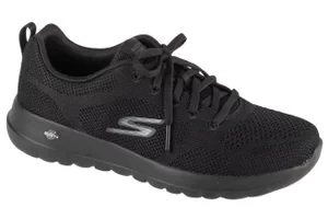 Skechers Go Walk Joy - Violet 124640-BBK, Damskie, Czarne, buty sneakers, tkanina, rozmiar: 36