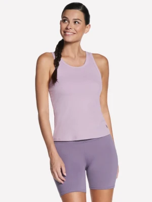 Skechers GO WALK Luxe Rib Tank - Mauve/Fioletowy