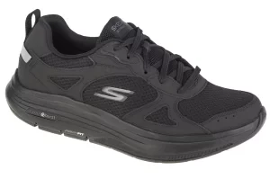 Skechers Go Walk Workout Walker 216441-BBK, Męskie, Czarne, buty sneakers, tkanina, rozmiar: 41