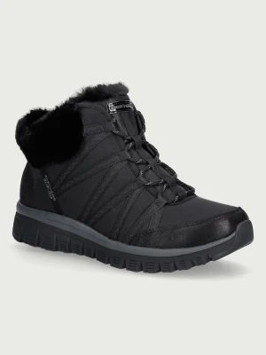 Skechers GRACEFUL - COZY STROLLS śniegowce damskie czarny