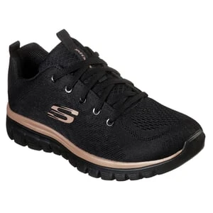 Zdjęcie produktu Skechers Graceful - Get Connected - Czarny/Rozowe Zloto