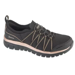 Skechers Graceful - Purecrush 100888-BKRG, Damskie, Czarne, buty sneakers, tkanina, rozmiar: 36