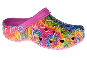 Skechers Heart Charmer Hyper Groove 302155L-MLT, Dla dziewczynki, Wielokolorowe, klapki, syntetyk, rozmiar: 27,5