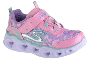 Skechers Heart Lights 20180N-LPMT, Dla dziewczynki, Różowe, buty sneakers, tkanina, rozmiar: 22