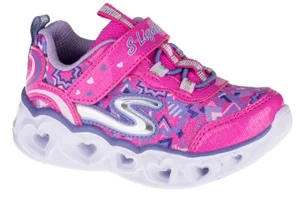 Skechers Heart Lights 20180N-NPMT, Dla dziewczynki, Różowe, buty sneakers, syntetyk, rozmiar: 22