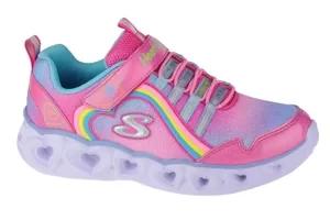 Skechers Heart Lights-Rainbow Lux 302308L-PKMT, Dla dziewczynki, Różowe, buty sneakers, tkanina, rozmiar: 31