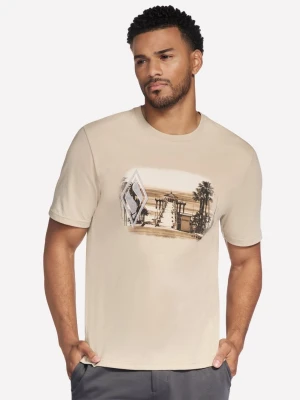 Skechers Hometown krótkie Sleeve koszulka - Naturalny