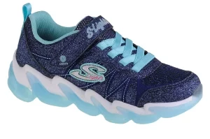 Skechers Hyper Surge 302330L-NVTQ, Dla dziewczynki, Granatowe, buty sneakers, tkanina, rozmiar: 29