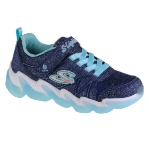 Skechers Hyper Surge 302330L-NVTQ, Dla dziewczynki, Granatowe, buty sneakers, tkanina, rozmiar: 29