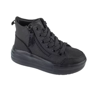 Skechers Hyperlift 310253L-BBK, Dla dziewczynki, Czarne, trampki, tkanina, rozmiar: 29