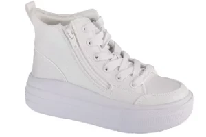 Skechers Hyperlift 310253L-WHT, Dla dziewczynki, Białe, trampki, tkanina, rozmiar: 32