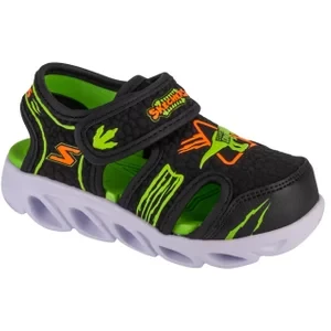 Skechers Hypno-Splash - Hydro-Fun 400612N-BKLM, Dla chłopca, Czarne, sandały, tkanina, rozmiar: 25